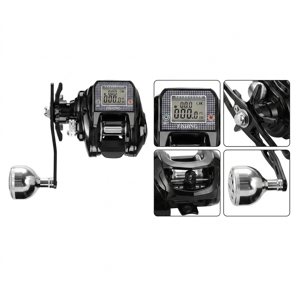 Spincast Reel - بكرة صيد رقمية S200 توفر تتبعًا